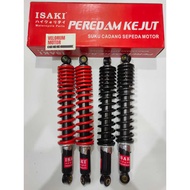 Rear Shock Heavy Load Shockbreaker 340mm Bebek Revo Supra x Supra X 125 Blade Grand RXK Black ISAKI 