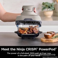 New Style 110V Household Ninja1500W Glass Bowl Visual Air Fryer Microwave Air Fryer