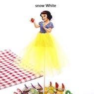 Cake Topper Happy Birthday Writing Princess Design Birthday Party Decoration Material Cake Decoratio