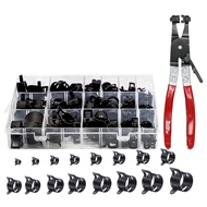 wsustore--Spring Band Hose Clamps Assortment Kit Line Hose Clamp Swivel Hose Clamp Plier
