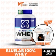 USN BlueLab 100% Whey Protein 2kg + Free Gift - Makanan Tambahan Whey Protin