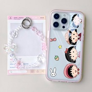 HP GANTUNGAN Chibi Maruko-Chan 2 In 1 Case Vivo V60 Lite Y21D Y400 V50 Lite Y29 4G Ckhd Latest Girls