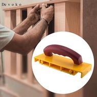Devoko Woodworking Safety Push Block 2.75mm Rubber Base 10x3.2inch for Planing Board Faces Diagonal 