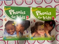 幼稚園英文書🥳培生💕phonics for kids3&4（附全新未拆DVD）💕K2💕English Book