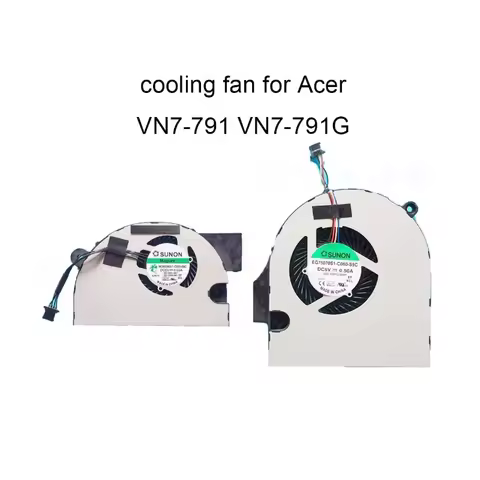 CPU GPU Cooling Fans for Acer V Nitro Aspire VN7-791 VN7-791G Laptop Fan Graphics card Cooler EG7507
