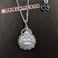 Maitreya Bodhisattva 999 Pure Silver Necklace Necklace Length 40cm