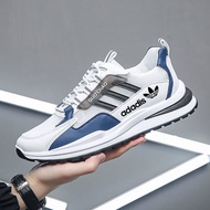 รองเท้าผ้าใบผู้ชาย รองเท้าผ้าใบสีขาวอินเทรนด์ทุกคู่ Men's sneakers trendy all-match white sneaker