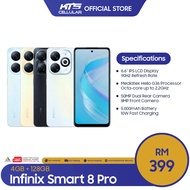 Infinix Smart 8 Pro (4GB+128GB) Smartphone - Original 1 Year Warranty by Infinix Malaysia