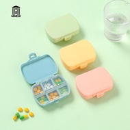 MUMENG Medicine Storage Pill Cases Organizer Container for Travel Pill Box with Seal Ring Small Medicine Box Pill Dispenser Container