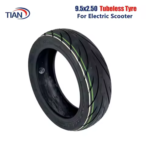 9.5 Inch Vacuum Tyre CST 9.5x2.50 Tubeless Tire for Xiaomi M365/1S Series Niu Electric Scooter, KQi3