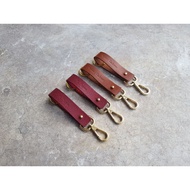 dnaleathers veg tanned leather keychain / premium leather keychain