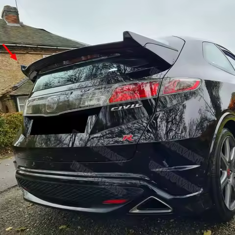 For Civic FN2 (2007-2011) Type R Seeker Carbon Fiber Rear Trunk Spoiler Car Wing