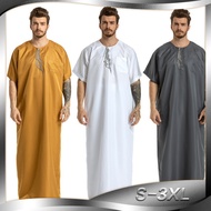Islam Pakaian Lelaki Timur Tengah Arab Jubah Panjang Kaum Islam Pakaian India Baju Panjang