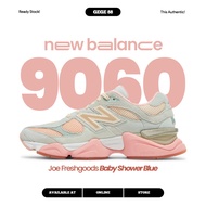 New Balance 9060 Joe Freshgoods Baby Shower Blue 100% Original Sneakers Casual Men Women Shoes Ori Shoes Men Shoes Women Running Shoes New Balance Original
