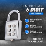 6-Digit Password Padlock | Number Pin Padlock | 6-Digit Mini Password Padlock | 6 Digit Combination 