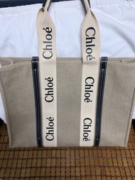 Chloe 帆布托特包 Woody Large tote bag