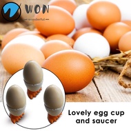 WON 1/2/4Pcs Egg Cup Holder Accessories Creative Opener Eggs Container