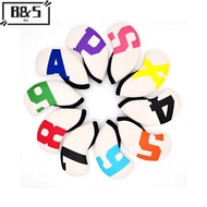 【B&S】 High-end golf iron head cover Iron head Wedge cover 4-9 ASPX 10pcs 6 color （sg）
