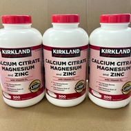 現貨❗️美國🇺🇸 Kirkland Calcium Citrate Magnesium & Zinc 檸檬酸鈣、鎂、鋅、維他命D3 500粒裝