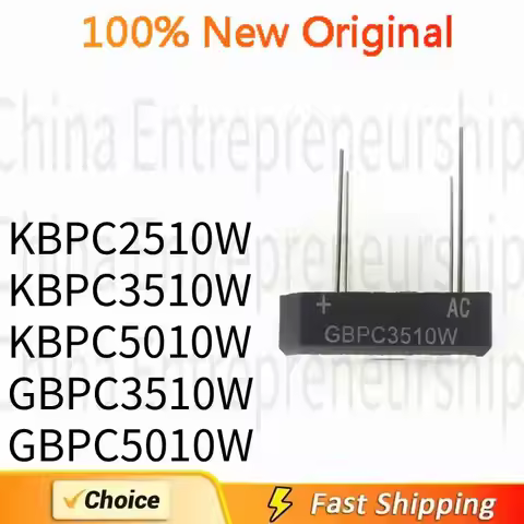 5 PCS KBPC2510W KBPC3510W KBPC5010W GBPC3510W GBPC5010W rectifier bridge 100%Quality Original/Quick