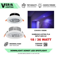 18W 36W LED Downlight Spotlight Super Bright Spotlight Gold Diamond Jewelry Shop