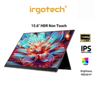 IRGOTECH Portable Monitor Touch Screen 15.6 Gaming Monitor HDMI USB C IPS Extended Monitor Laptop PS