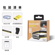 NITECORE Ha23uhe Lightweight Portable Outdoor Headlamp for Hiking Mountaineering Night Running AAA B