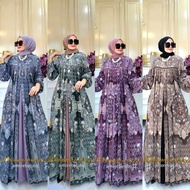 DHEANARS DRESS AMORE BY RUBY ORI DRESS MUSLIM BAJU WANITA MOTIF BUNGA