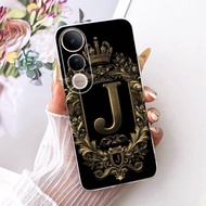 เคสสำหรับ Vivo V50 Lite 4G 5G เคส V2441 V2440ลายมงกุฎสุดเท่เคสสำหรับ Vivo โทรศัพท์แบบบางนุ่ม Vivo V5