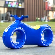 全城熱賣 - 兒童電動平衡車2-8歲寶寶滑步自行車 閃光車音樂車禮品車一件代發隱藏輪藍色+藍牙16