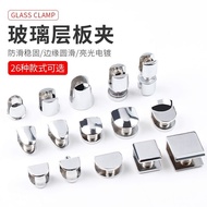 Glass clip fixed buckle semi-circle square glass c Glass clip fixed buckle semi-circle square Glass 