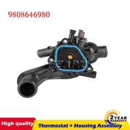 P6WQ New Thermostat Housing Assembly For MINI R56 R55 Peugeot 207 208 308 508 2008 3008 1.4 1.6 16VT