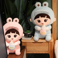 Mainan Boneka Lucu Bayi Perempuan Cosplay Custom Hewan Katak