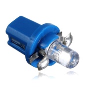 10Pcs LED Bulb Meter Dash B8-5D T5 Lamp with Holder Blue Tuning Auto Car Light