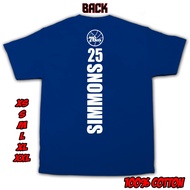 NBA Player Ben Simmons 25 Philadelphia 76ers Shirt (NBA106)