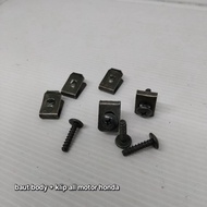 BODY BOLT + MOTORCYCLE CLIP STANDARD BODY BOLTHONDA MOTORCYCLE SCREW HONDA + BODY CLIP