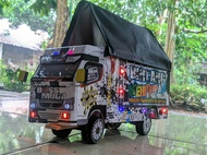 TRUK OLENG TERMURAH / MINIATUR TRUK KAYU ASLI