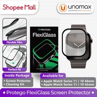 Apple Watch Series 11 10 42mm/ 46mm Protego Temple FlexiGlass Full Cover/