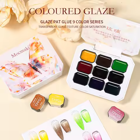 Custom Logo Spring Summer Hipster Mud Nail Collection Pudding Gel Palette Solid Cream Uv Gel Nail Po