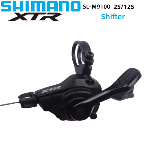 SHIMANO XTR M9100 Shifter SL-M9100 left 2S SL-M9100-R 12S Right Rapisfire With Clamp Ring For MTB Fi