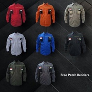 Baju Kemeja Kantoran Pria Trendy Tactical 511 Pdl 511 Lapangan Airsoft