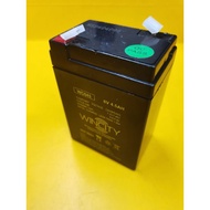 WINCITY 6v 4.5ah Rechargeable Sealed Lead Acid Battery