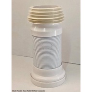 Offset Toilet Flexible Adjust bPVC Offset Pan Connector Displacement Flexile WC Drain Pipe