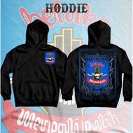 White Dove Hoodie Laskar Gagak Handoko Blue Motif DTF Screen Printing Anti-Fade Redbill Official