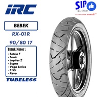 IRC RX01R Motorcycle Tire Size 90 80 17 Tubeless Tire for Sonic, Satria F, Vega, Jupiter Z underbone