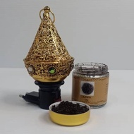 Electric switch Mabkhara With Bakhoor/ incense / Gaharu (Bakhoor) burner / Easy and safe use