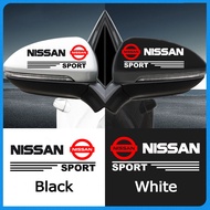 2pc Car Side Mirror Decoration Sticker Car Accessories For Nissan Almera Serena Grand Livina Sylphy Frontier Sentra GTR Navara Teana JUKE