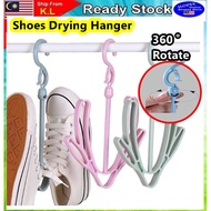 Shoes Drying Rack Shoes Hanger Double Hook Multi-Purpose Rotatable Penyangkut Kasut Gantung 鞋架 多功能挂架