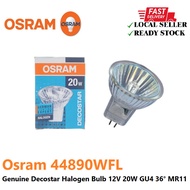 Osram 44890WFL Decostar Genuine Halogen Bulb 12V 20W GU4 36° MR11 come with Front Glass Diameter 35m