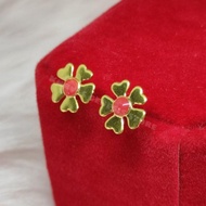US 10K GOLD STUD EARRINGS 10K US FANCY GOLD HYPOALLERGENIC